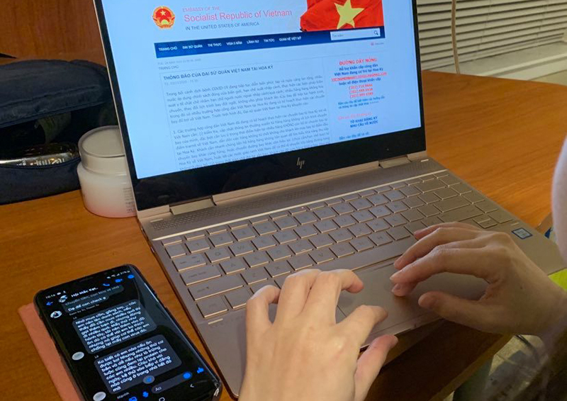 du hoc sinh mua covid